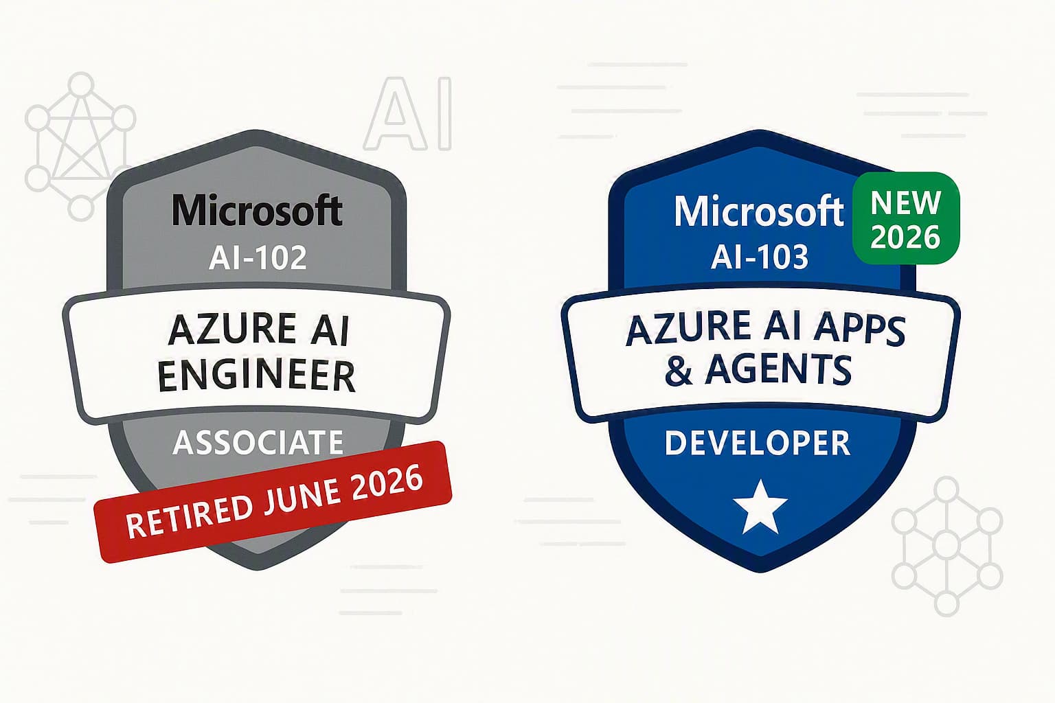AI-103 vs AI-102: What Changed, Who Should Take It, and How to Prepare (2026)